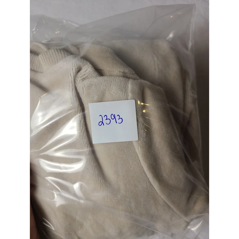 Gymboree Jumpsuit Baby 18-24M Cream Velour Button Front Long Sleeve 2393